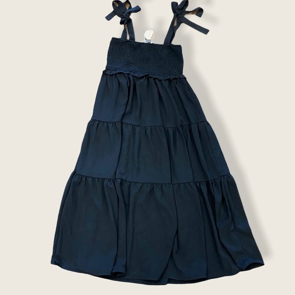 Pinkblush NWT S black midi sundress maternity - Picture 2 of 3